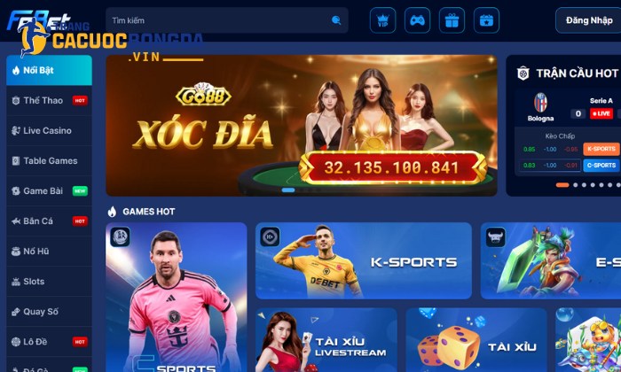 Nền tảng Fabet chơi cá cược thể thao cực chất