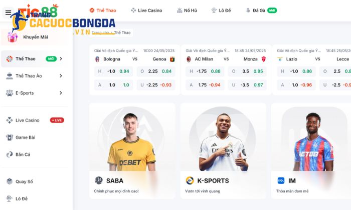 Tic88 là nhà cái uy tín cung cấp các kèo cược bóng đá trẻ tuổi Tic88 là nhà cái uy tín cung cấp các kèo cược bóng đá trẻ tuổi